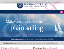 Tablet Screenshot of kirklandlane.com